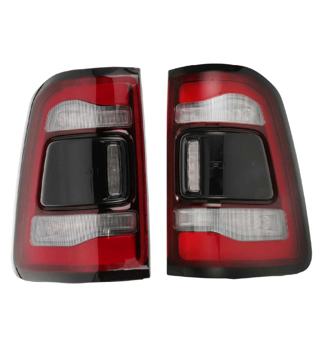 CNNELL 1 Pair Red Lens Rear Tail Light Brake Lamp W/o - Foto 5