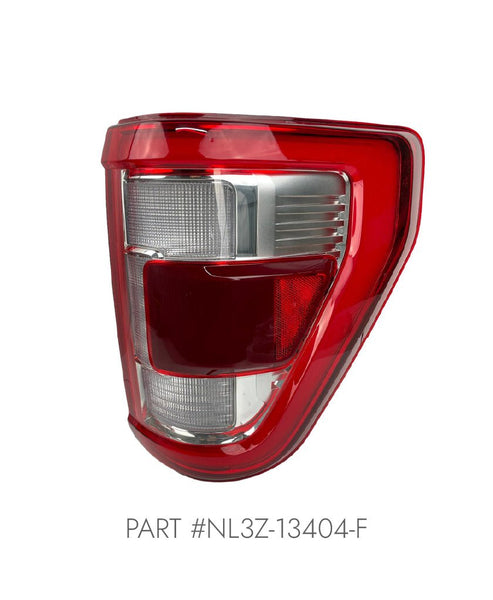 2021 2022 2023 F150 Genuine Ford RH Passenger Side LED Tail Lamp With BLIS Module - RBD Industries -