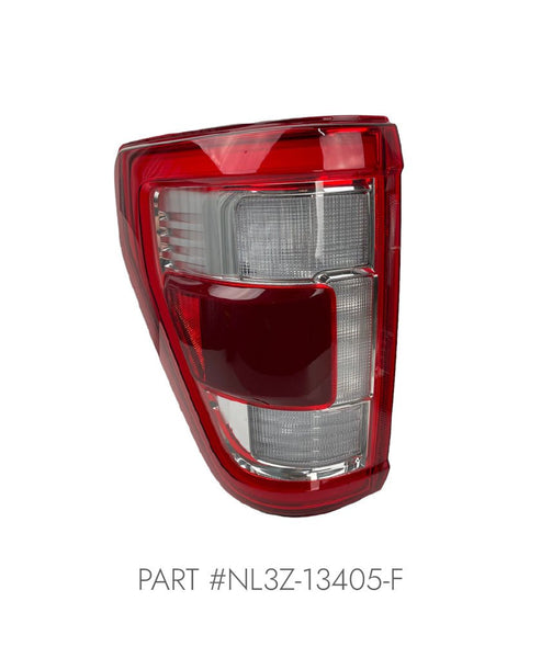 2021 2022 2023 F150 OEM Genuine Ford LH Driver Side LED Tail Lamp With BLIS Module - RBD Industries - NL3Z-13405-F